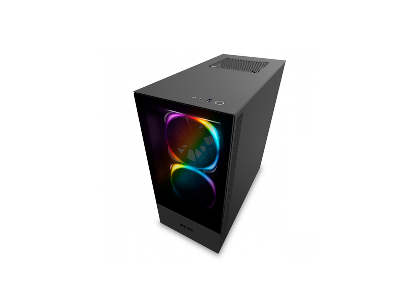 Foto do produto Gabinete NZXT H510 Elite Matte Black - CA-H510E-B1