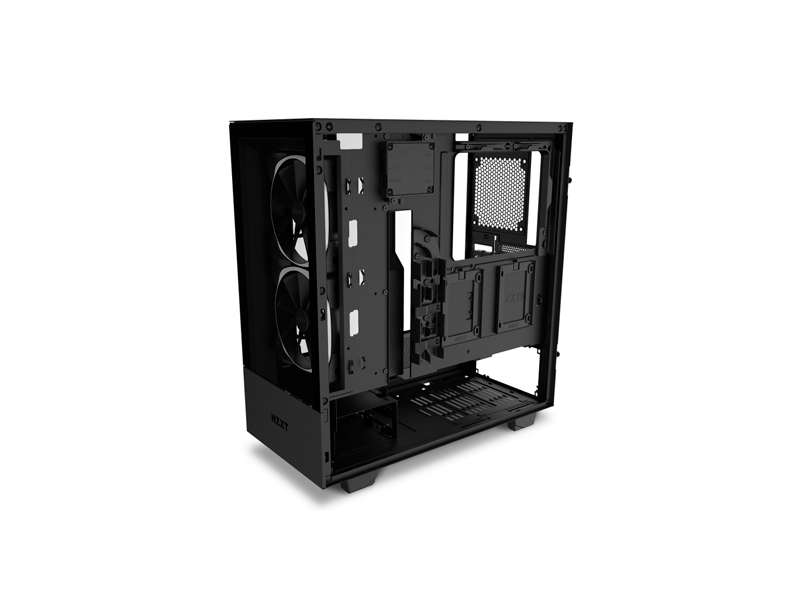 Foto do produto Gabinete NZXT H510 Elite Matte Black - CA-H510E-B1